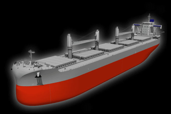 船のCADデータのイメージ