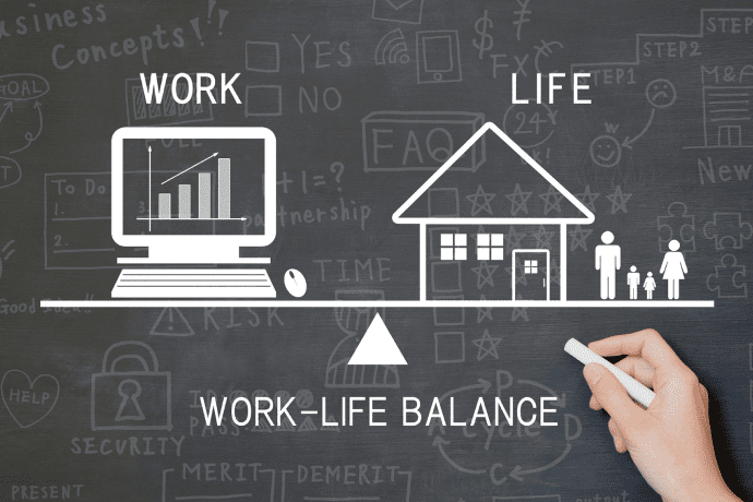 ワークライフバランスのイメージ